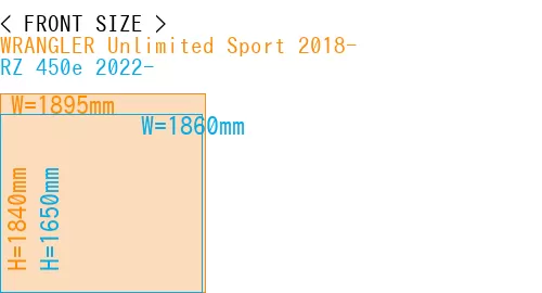 #WRANGLER Unlimited Sport 2018- + RZ 450e 2022-